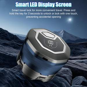 Afeitadora Eléctrica Rotativa para Hombre, Recargable, Uso en Seco/Húmedo, Recortadora de Pelo con Cinco Cuchillas, Idioma de Funcionamiento Alemán, Resistente al Agua IPX7, con Pantalla - Product Image 2