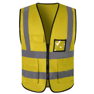 Vêtements de travail gilet de sécurité réfléchissant avec poches sécurité réfléchissante haute visibilité vêtements de travail Construction de qualité supérieure - Product Image 3