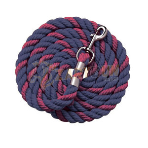 High Quality Custom Made 8 Feet Equestrian Lead <b>Rope</b> with <b>Chain</b> Durable Horse Riding Equipment for Sale - Product Image 3