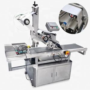 Máquina de etiquetado Bolsa Manual Vial de vidrio Máquina de etiquetado lateral de vasos de papel - Product Image 6