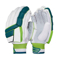 Guantes de Bateo de Críquet de Cuero PU, Protección Extra, Alta Calidad, Edición CP Plus, Color Sólido, Cierre de Tirón para 4 Estaciones, Duraderos