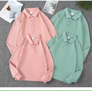 2025 Wholesale High Quality Comfort Long Sleeve <b>Polo</b> T <b>shirts</b> Collar Luxury 100% Cotton <b>Polo</b> <b>Shirt</b> for Man Unisex - Product Image 6