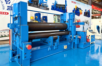 Machine à rouler les plaques CNC entièrement automatique série W11S 12 mm 2500 mm pour aluminium et acier au carbone