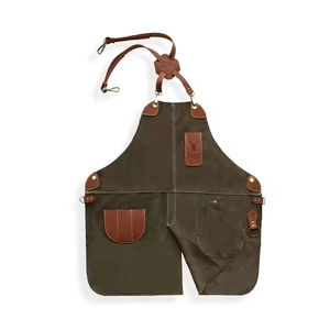 Venta caliente Delantales de cocina con su diseño Logotipo impreso Delantal con bolsillos Delantal de cocina Cocina - Product Image 2