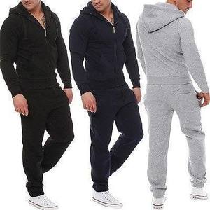 Survêtement d'entraînement fitness deux pièces unisexe respirant et actif pour jogging, vêtements de sport imprimés Tech by Track Suite - Product Image 1