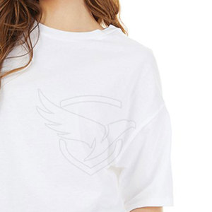 T-shirt surdimensionné du fabricant pakistanais T-shirt surdimensionné léger à quantité minimale de commande bas T-shirt surdimensionné de couleur personnalisée - Product Image 5