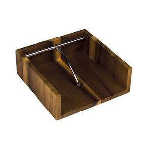 Servilletero de madera ecológico de primera calidad elegante y sostenible para bodas y cenas elegantes - Product Image 2