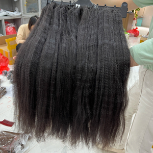 2025 été tendance chaude crépus droite vierge cheveux tissage Extension Vietnam brut humain Remy cheveux - Product Image 1