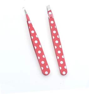 Pinzas para pestañas de cejas de etiqueta privada, pinzas para cejas, pinzas para depilación, herramienta de belleza de maquillaje de acero inoxidable - Product Image 3