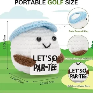 Poupée de golf personnalisée au crochet - Cadeaux inspirants et plein d'énergie positive pour les enfants - Product Image 2