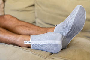 Forro de malla ecológico antideslizante transpirable ligero viaje agua zapatillas agujeros zuecos Uc01 - Product Image 3