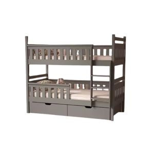 Lit pour enfants en bois massif de qualité Lit superposé en bois pour meubles de chambre à coucher Fabrication écologique avec tiroirs en Indonésie - Product Image 1