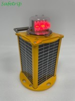 Éclairage LED rouge pour bout de piste aéroportuaire, 2500 cd, système d'éclairage au sol pour aéroport