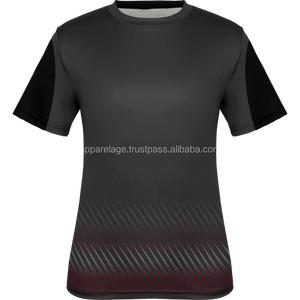 Nueva fábrica, venta al por mayor, OEM, alta calidad, 100% poliéster, camisetas de tenis transpirables, uniformes deportivos de manga corta bordados para mujer - Product Image 2