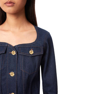 Chaqueta de estilo callejero para mujer a la moda, chaqueta vaquera cómoda y sostenible para mujer a la venta, alta calidad, hecha en Pakistán - Product Image 5