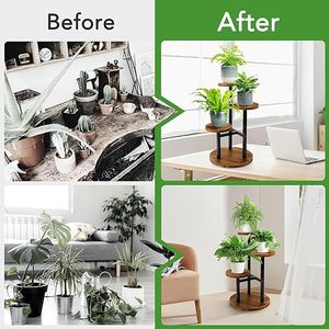 Support de plante à 3 niveaux pour quantité en vrac pour présentoir de plantes d'intérieur et d'extérieur à prix abordable - Product Image 3