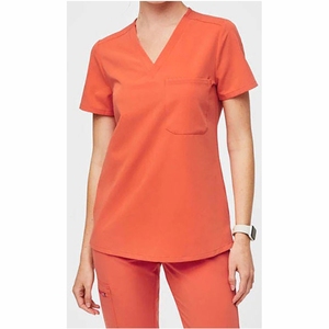 Ensembles d'uniformes de gommage col montant à manches courtes uniforme médical d'hôpital pour les médecins conception de Logo personnalisé uniforme d'infirmière d'hôpital - Product Image 1