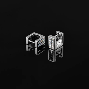 Urban Bling Iced Out Moissanite <b>Earrings</b> - Product Image 3