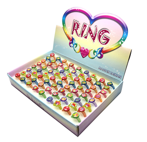 แหวนเครื่องประดับคุณภาพสูงราคาประหยัด ทำมือ เป็นมิตรกับสิ่งแวดล้อม สีสันสดใส สำหรับเด็กผู้หญิง - Product Image 4