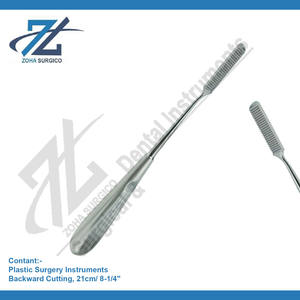 Haute qualité 21cm/8-1/4 \ "allemand en acier inoxydable nez râpe tirer vers l'arrière outil de coupe Instruments chirurgicaux fabriqués Pakistan - Product Image 2