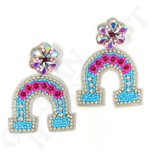 Pendientes de gota con temática deportiva de béisbol intrincados hechos a mano para fanáticos para días de juego, joyería de moda para amantes del béisbol - Product Image 2