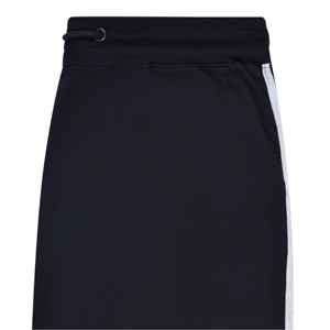 Pijama tejido con bolsillo cruzado Negro | Pantalones de salón suaves de algodón 100% | Ropa de dormir de ajuste regular con cordón y bolsillos - Product Image 3