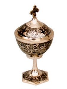 Brûleur d'encens et de bakhoor en laiton couleur or, style classique, qualité supérieure, brûleur d'encens unique à prix abordable - Product Image 6