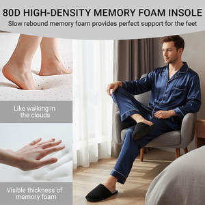 Chaussons pour hommes de haute qualité, respirants, en matière douce et chaude, nouvelle arrivée, vente en gros, séchage rapide, confortables, en tissu éponge - Product Image 2