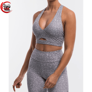 ชุดกีฬาชุดโยคะชุดออกกำลังกายกางเกงครอปทรงท่อกางเกงขาสั้นเลกกิ้งไร้รอยต่อ - Product Image 2