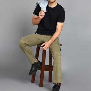 Custom Made Men <b>Trousers</b> Lightweight <b>Elastic</b> <b>Waist</b> Casual Style Top Selling Private Label in Good Quality for Adults Size - Product Image 5