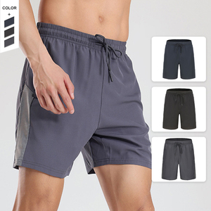 Pantalones cortos deportivos de baloncesto para hombre con logotipo personalizado, informales, transpirables, que absorben el sudor, LICRA de talla grande XL XXL, cordón suelto - Product Image 6