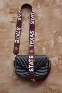 MD HANDICRAFTS Sangle de sac à main moderne brodée à la main perlée à paillettes avec logo personnalisé Sangle multi-occasions - Product Image 3