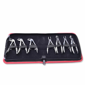 Lot de 10 pinces d'extraction dentaire en acier inoxydable pour bébé ensemble de pinces d'extraction dentaire chirurgicale dentaire - Product Image 2
