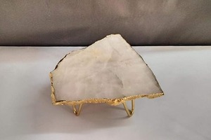 ที่ตั้งเค้กอาเกตธรรมชาติหรูหราหรูหราสไตล์รักหรูหรากันน้ำออกแบบได้ปรับแต่งได้สำหรับห้องครัวบ้านสวน - Product Image 2