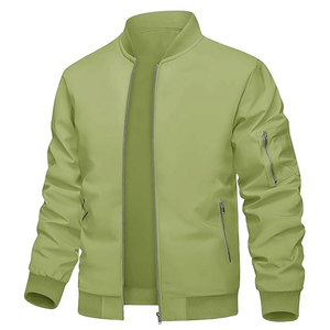 Chaqueta bomber personalizada de alta calidad para hombre, cazadora para exteriores de primavera, chaquetas de talla grande para hombre, venta al por mayor personalizada OEM - Product Image 1