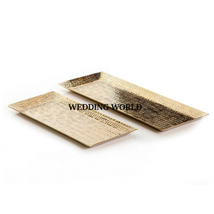 Set Of Three Chocolate <b>Tray</b> Gold Plated <b>Table</b> Decorative Chocolate Platter High Quality Designer Chocolate <b>Tray</b> - Product Image 3