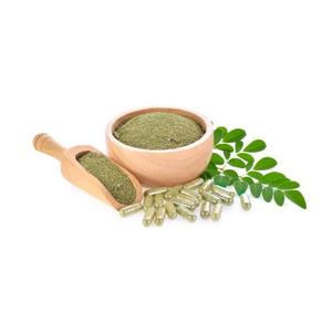 Superfood Solution Complète Poudre de Feuille de Moringa et Capsules Extrait de Plantes avec Vitamine Ingrédient Actif Emballage en Tambour - Product Image 5