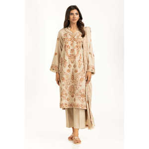 IUSTKSD-1263 Conjunto de Traje Bordado Karandi de 3 Piezas para Mujer - Product Image 3