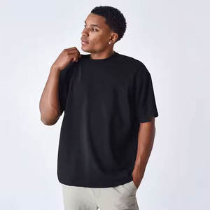 Nueva llegada de los hombres 100% algodón cuello redondo gimnasio ropa de calle camiseta de alta venta transpirable Fitness Casual camiseta de entrenamiento - Product Image 4