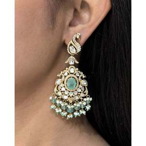 Pendientes de Perlas Zahra Polki - Product Image 4