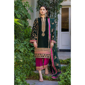 Zainab Chottani ชุดสูทผ้ากำมะหยี่สำหรับผู้หญิง TC-267 - Product Image 1