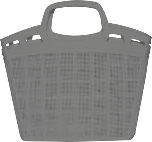 Cesta de Compras de Playa de PP con Asas, Reutilizable, Ecológica, Libre de BPA, Organizador de Almacenamiento de Estilo Moderno para Piscina, Compras y Picnic - Product Image 1