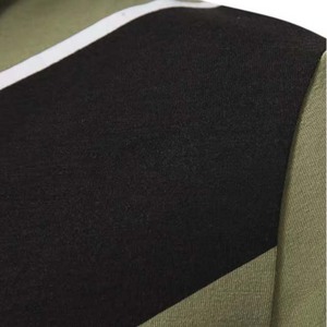 High Street Style Hombres Bordado Contraste Color para camisa Manga corta Algodón Transpirable Ecológico Tallas grandes Ropa de verano - Product Image 4