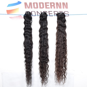 ผมแท้จากธรรมชาติของ100% อินเดียไม่ผ่านการทำสารเคมีเป็นมัดผมหยิกแบบไม่ผ่านกระบวนการ - Product Image 5