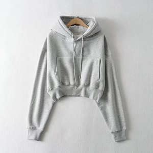 เสื้อฮู้ดผู้หญิงแบบตัดโลโก้ตามสั่ง - Product Image 5