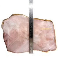 Plateau à fromage artisanal en quartz rose naturel et agate, étanche, avec bordure or rose, 7-12 pouces, 1-1,5 kg, pour décoration maison et mariage