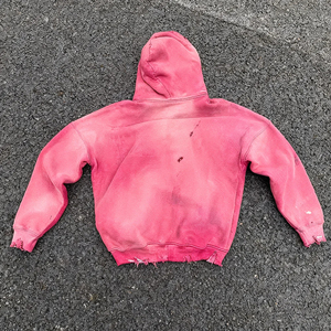 Vêtements doux et confortable coupe régulière sweat à capuche zippé en bas quantité minimale de commande nouveauté hommes blanc plaine coupe régulière sweats à capuche vintage - Product Image 2