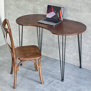 Adjustable Height Rubber Wood <b>Computer</b> <b>Desk</b> and Chair Set (120x60cm) - Product Image 2