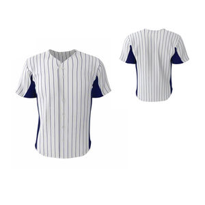 Jersey de béisbol de poliéster 100% de alta calidad, camisetas de equipo personalizadas con estampado de costura lisa, conjunto transpirable para equipos deportivos - Product Image 6