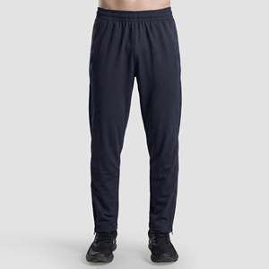 Pantalon de survêtement Momentum Streetwear bleu marine coupe régulière respirant coupe-vent avec logo et col à capuche motif uni décontracté pour le jogging d'automne - Product Image 2